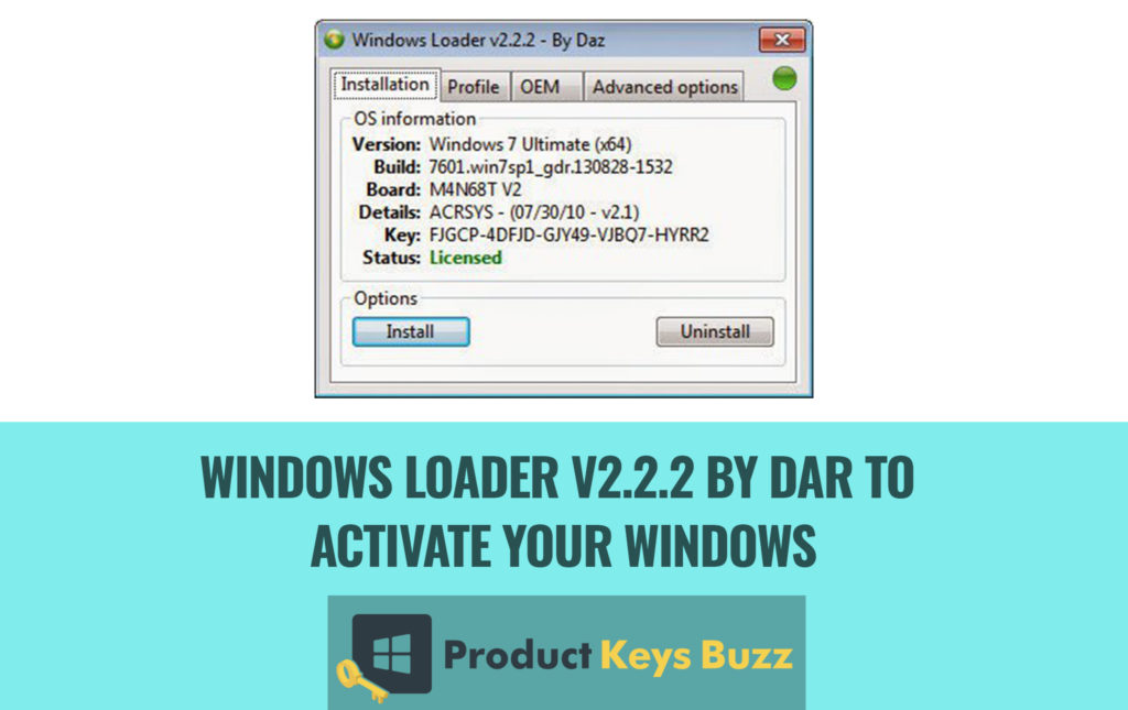 windows 7 loader v2 2.2 by daz