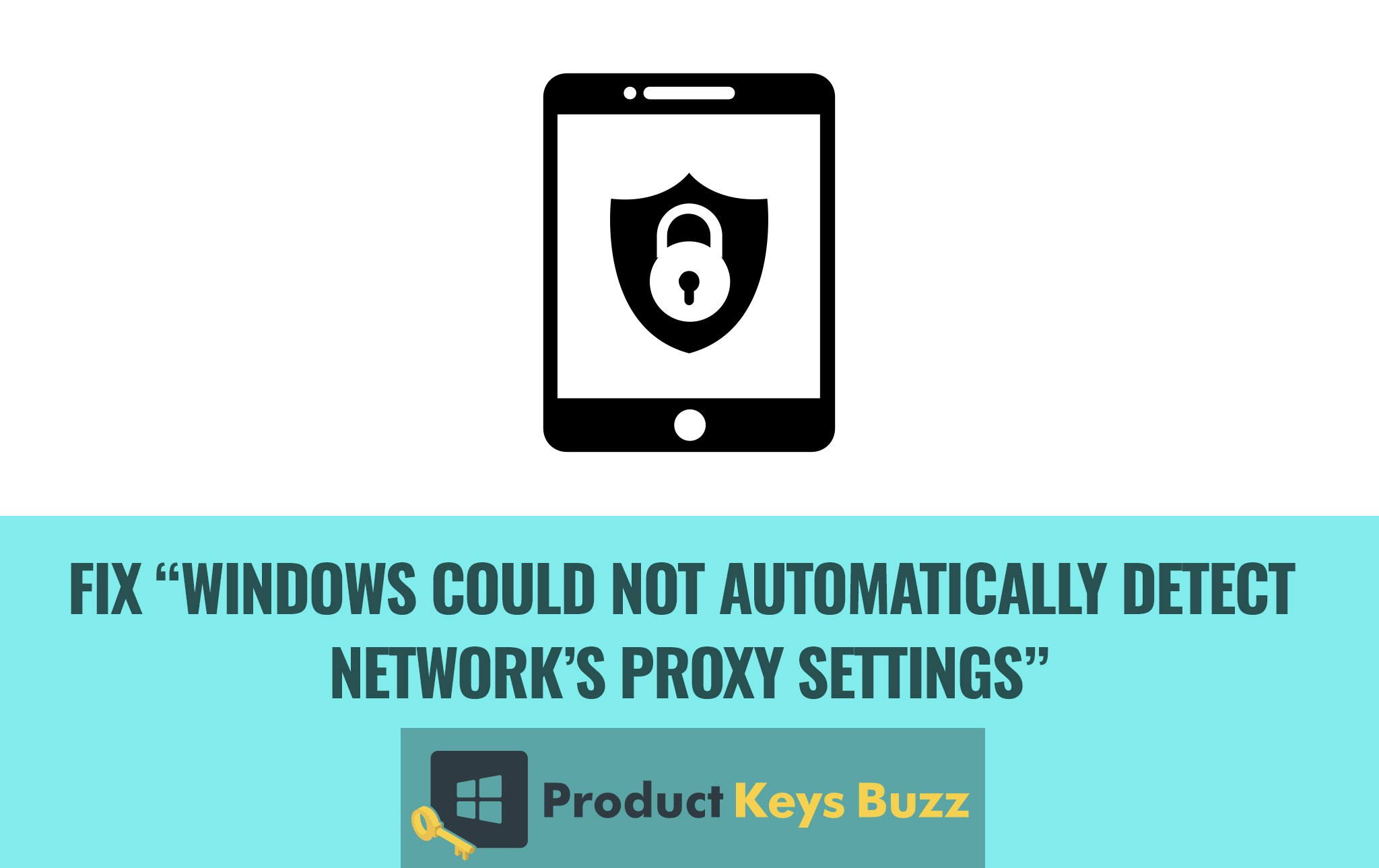Fix “Windows could not automatically detect network’s proxy settings”