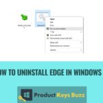 How to uninstall Edge in Windows 10
