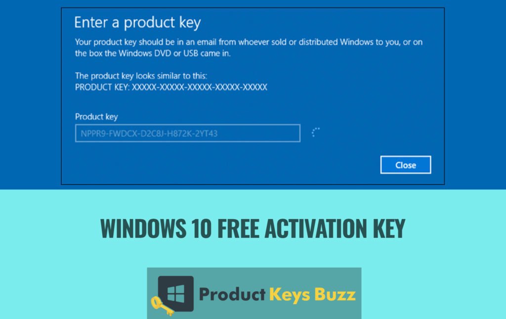 windows 10 pro n product key free