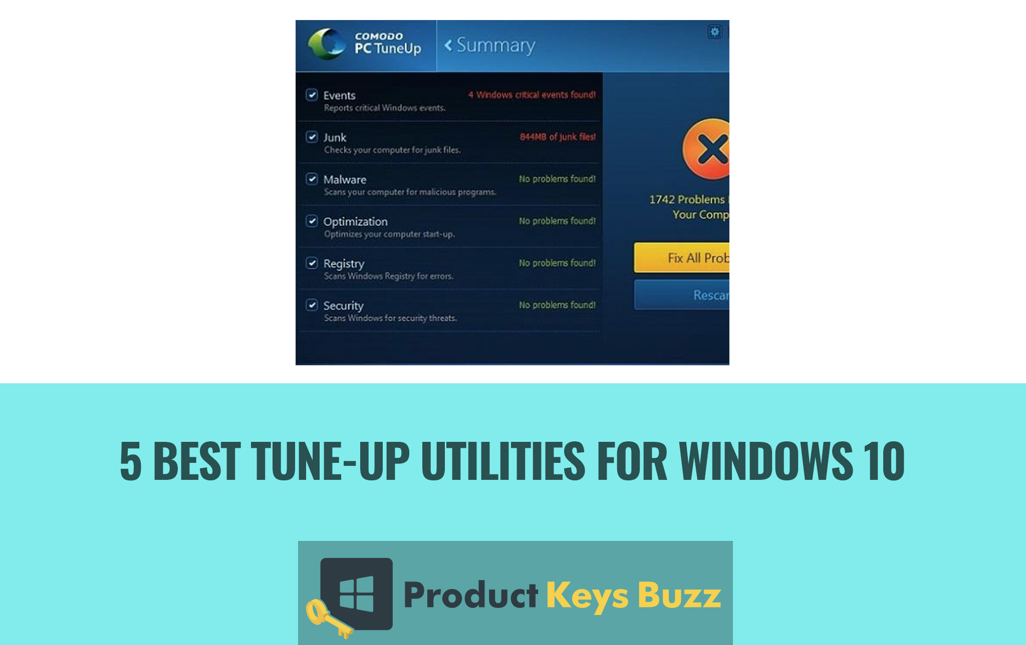 windows tuneup utilities free windows 10