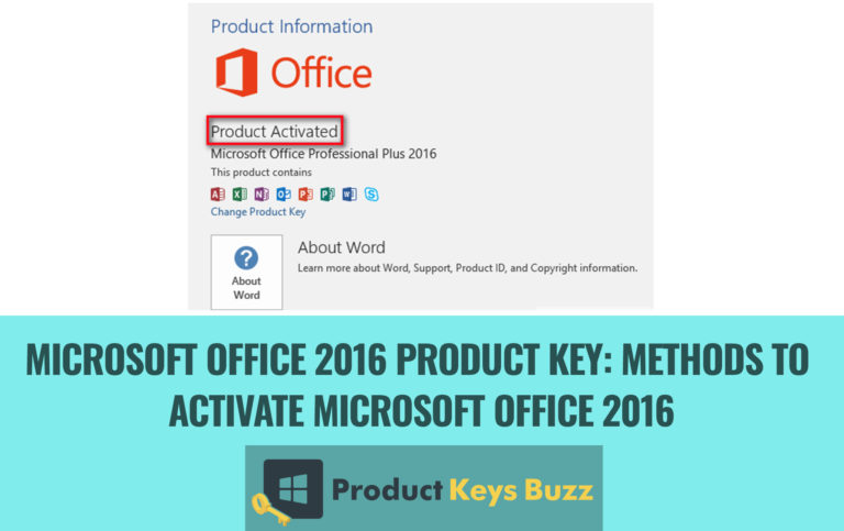 genuine microsoft office 2016 product key