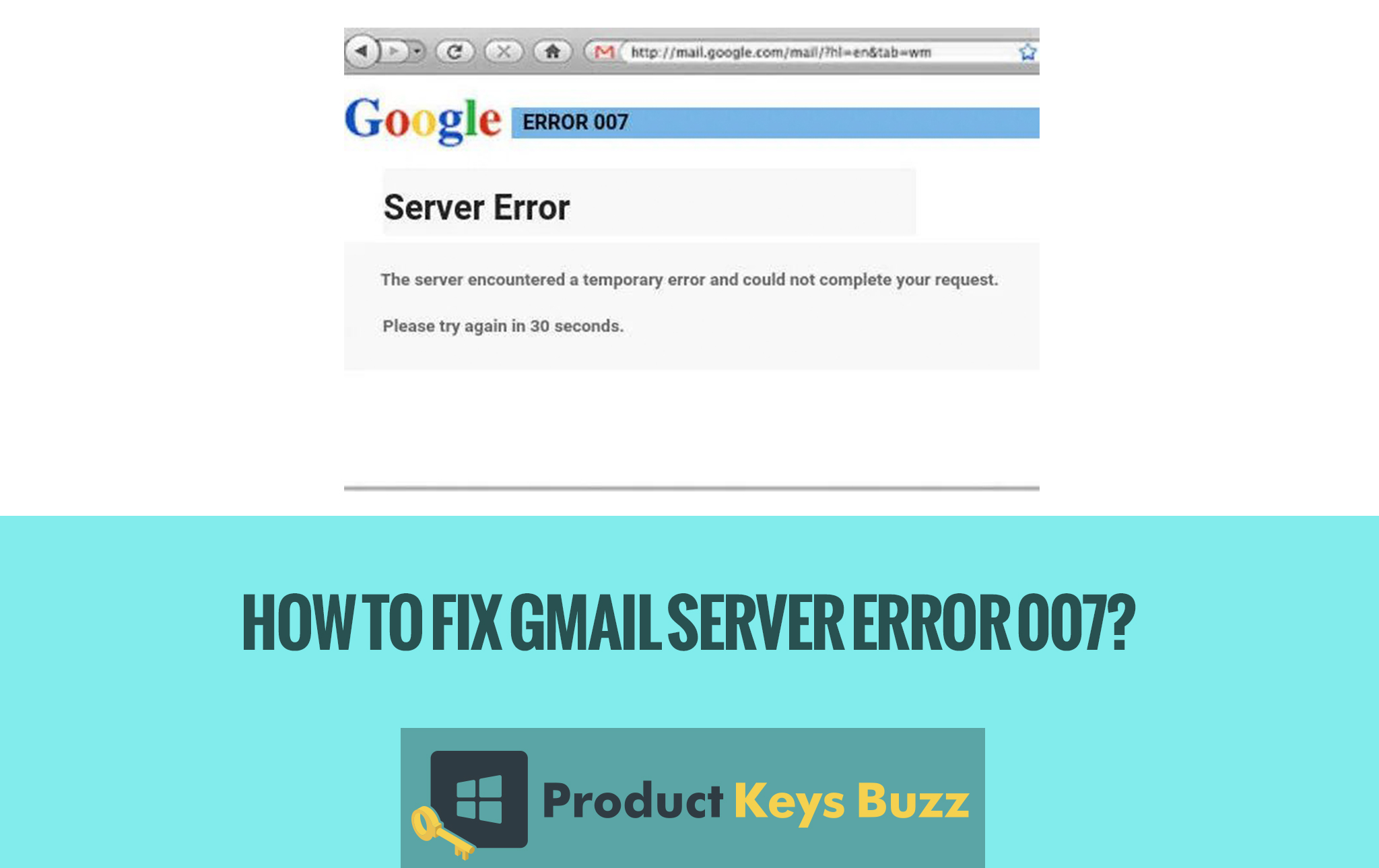 How to Fix Gmail Server Error 007