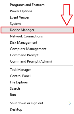 choose Device Manager