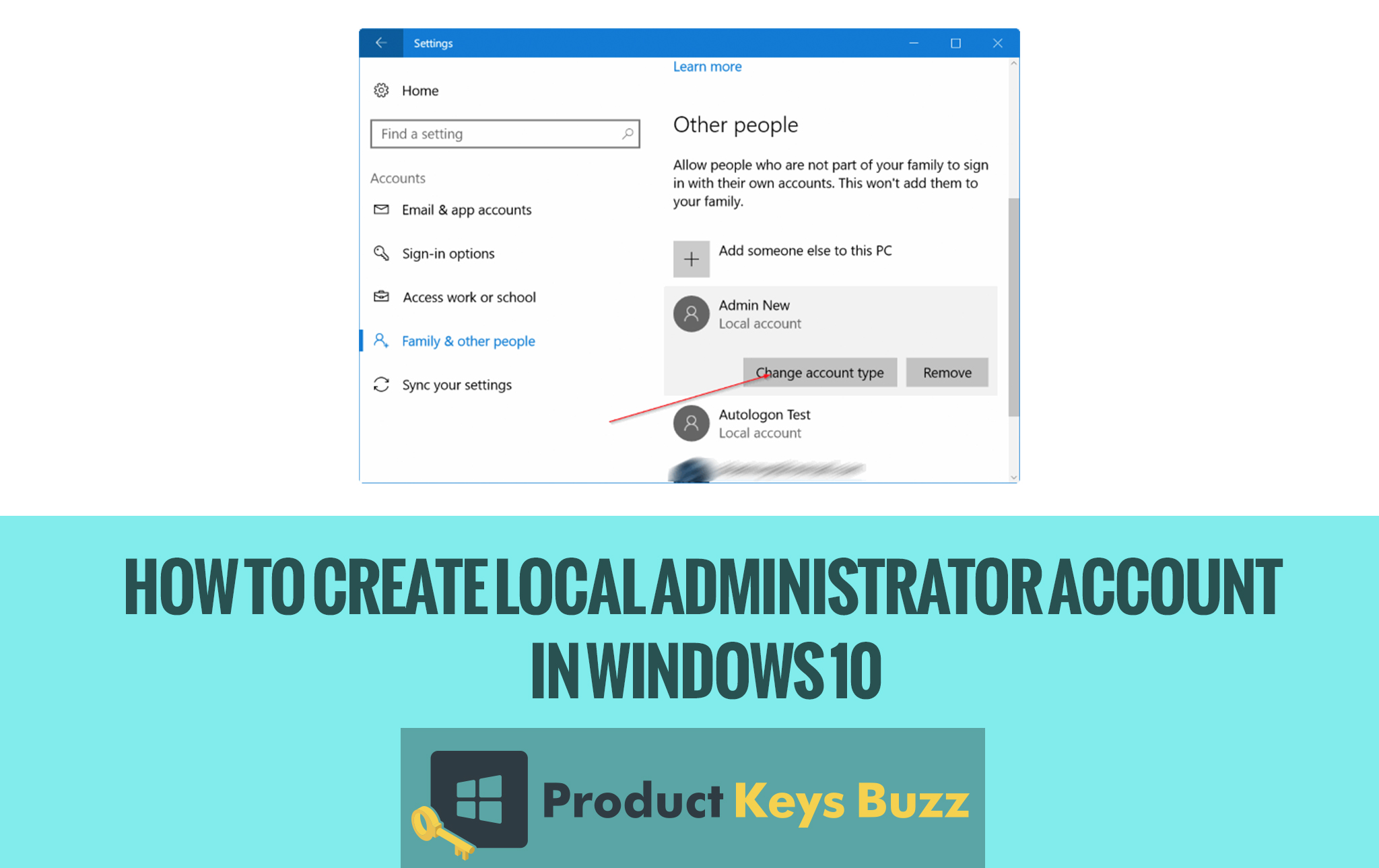 How to Create Local Administrator Account in Windows 10