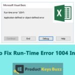 How To Fix Run-Time Error 1004 In Excel