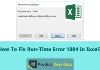 How To Fix Run-Time Error 1004 In Excel