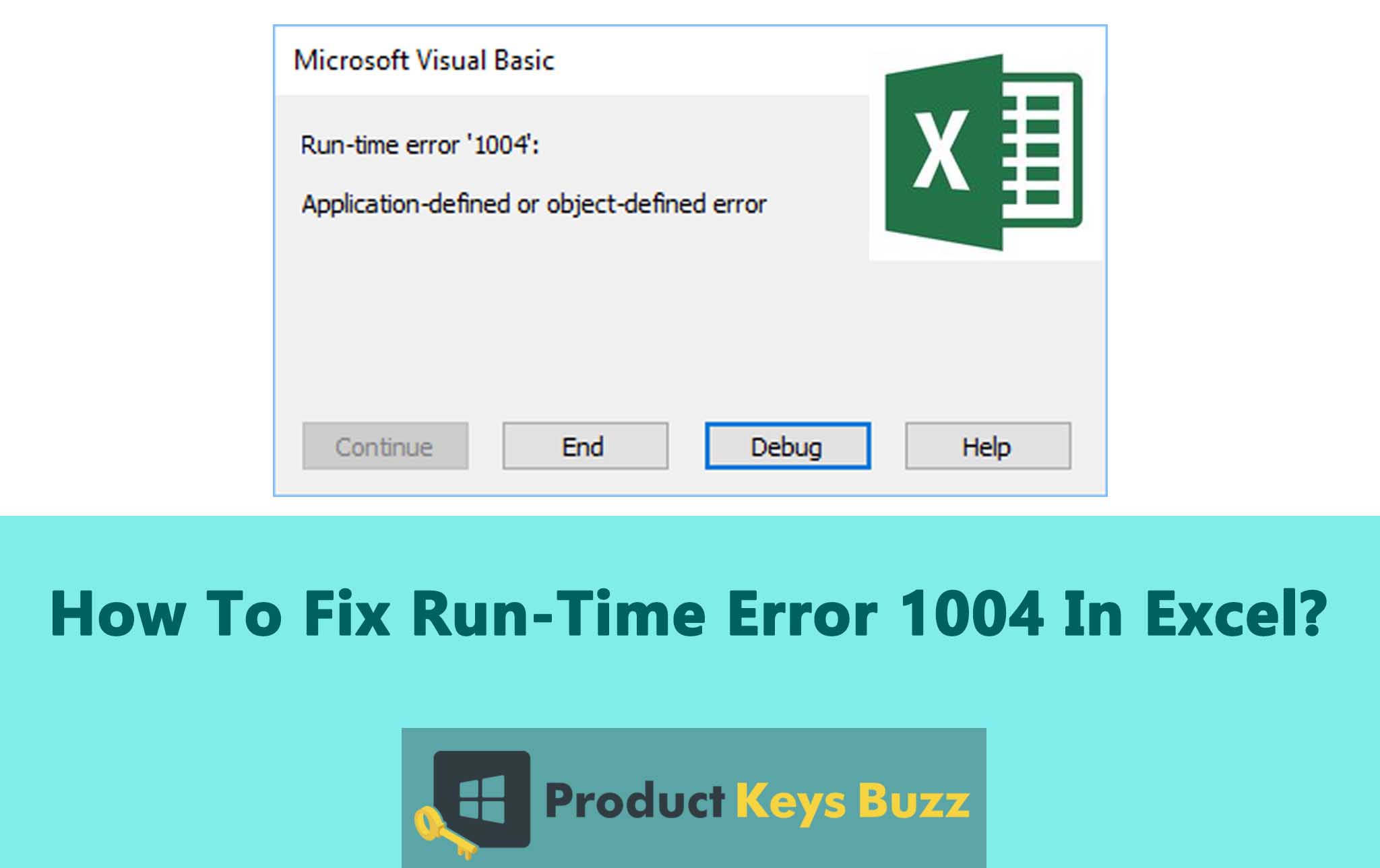 How To Fix Run-Time Error 1004 In Excel