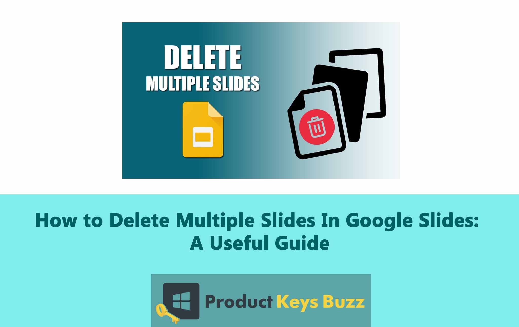 How to Delete Multiple Slides In Google Slides